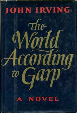 "The World According to Garp" by John Irving, Book Cover (First Edition)